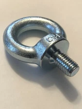 M12 Lifting EYE BOLT (Medium), 750 lb (340 kg) Loading Capacity ZINC COATED CAST