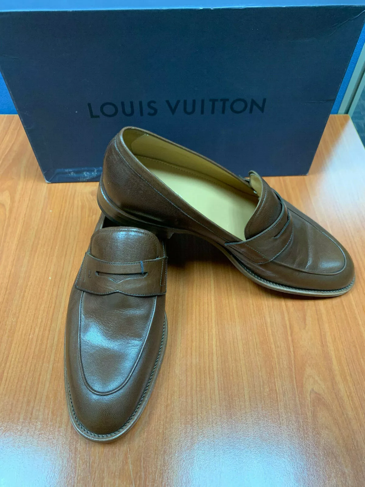 Louis Vuitton Moka Men s Shoes Size 7M with Box UK Ubuy