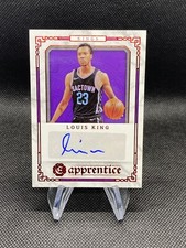 2020-21 Chronicles Basketball Louis King Excalibur Apprentice Auto Red Parallel