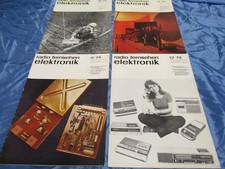 4  x  Radio - Fernsehen - Elektronik , Mai  +  Juni  1974  , DDR , Nostalgie