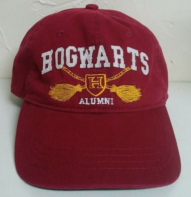 Harry Potter Hogwarts Alumni Baseball Cap Hat Maroon Buckle