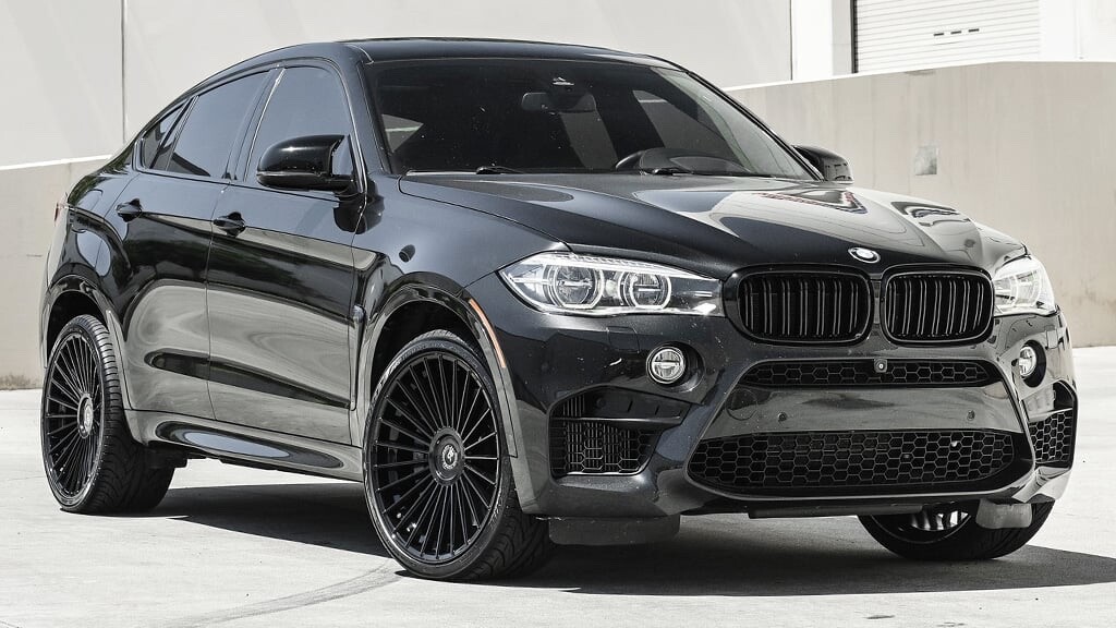 22” RF22 GLOSS BLACK WHEELS RIMS FOR BMW G05 X5 X5M G06 X6 X6M