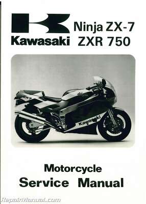 1989-1990 Kawasaki ZX750H Service Manual : 99924-1112-01 | eBay