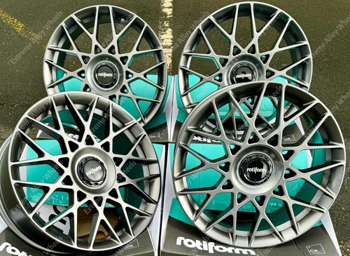 Alloy Wheels 19" BLQ-C For Jaguar E F I Pace F S X Type XE XF XJ XK 5x108 Grey - Picture 3 of 10