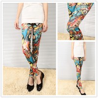 Special Sale $6.99 Impressive Womens Painting Printed Multi Color Leggings Special Sale $6.99 Impressive Womens Painting Printed Multi Color Leggings