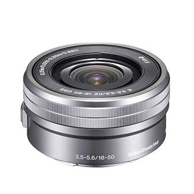 Sony E PZ 16-50mm F3.5-5.6 OSS E-mount Lens SELP1650 Silver Bulk | eBay