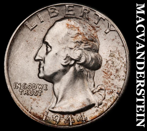 1944 Silver Washington Quarter - Choice Gem Brilliant Unc  Lustrous  #i6436