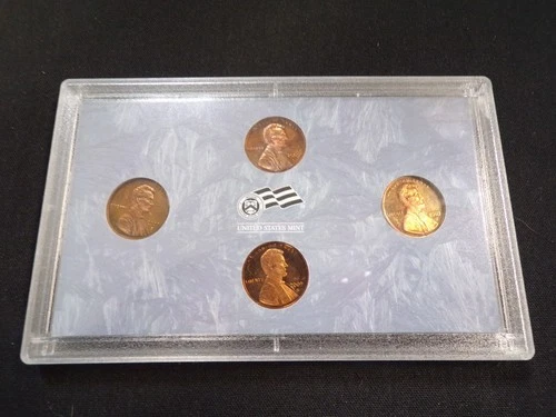 2009-S FOUR COIN BICENTENNIAL PROOF LINCOLN 1¢ PENNY CENTS US MINT IN HOLDER