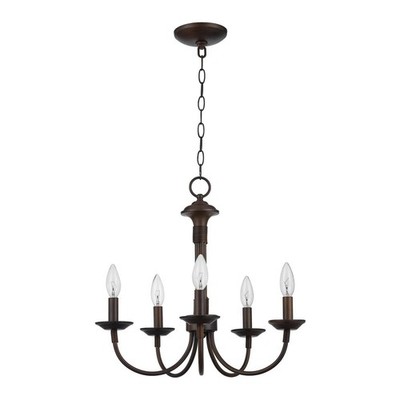 Trans Globe Lighting 9015 BK Indoor Candle 19'' Chandelier, Black