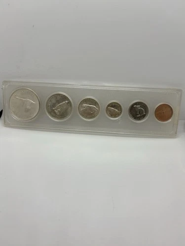 Silver Coin Set 1967 Canadian Centennial  - 1.1 oz of Silver =Dollar,50C,25C,10C