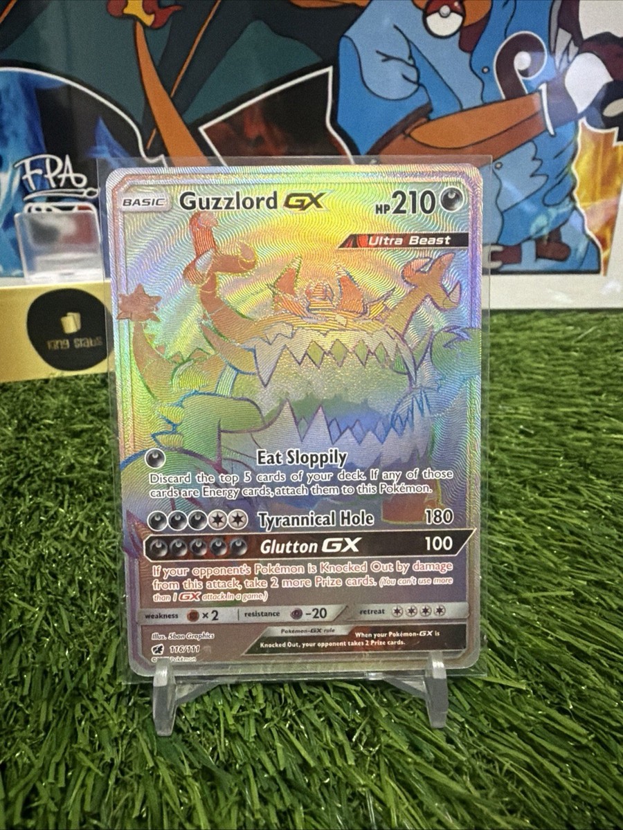 guzzlord pokemon card Naganadel & Guzzlord-GX | Cosmic Eclipse