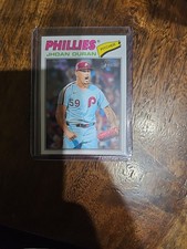 Jhoan Duran 2026 Topps Heritage SP Philadelphia Phillies , THROW BACK UNIFORM