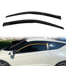 Tape on Window Visor Deflectors Compatible with 2011-2016 Honda CR-Z Acrylic