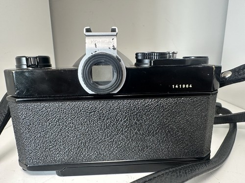 Konica Autoreflex T SLR Film Camera Body Black - SOLD AS IS - SEE VIDEO - Picture 4 of 10