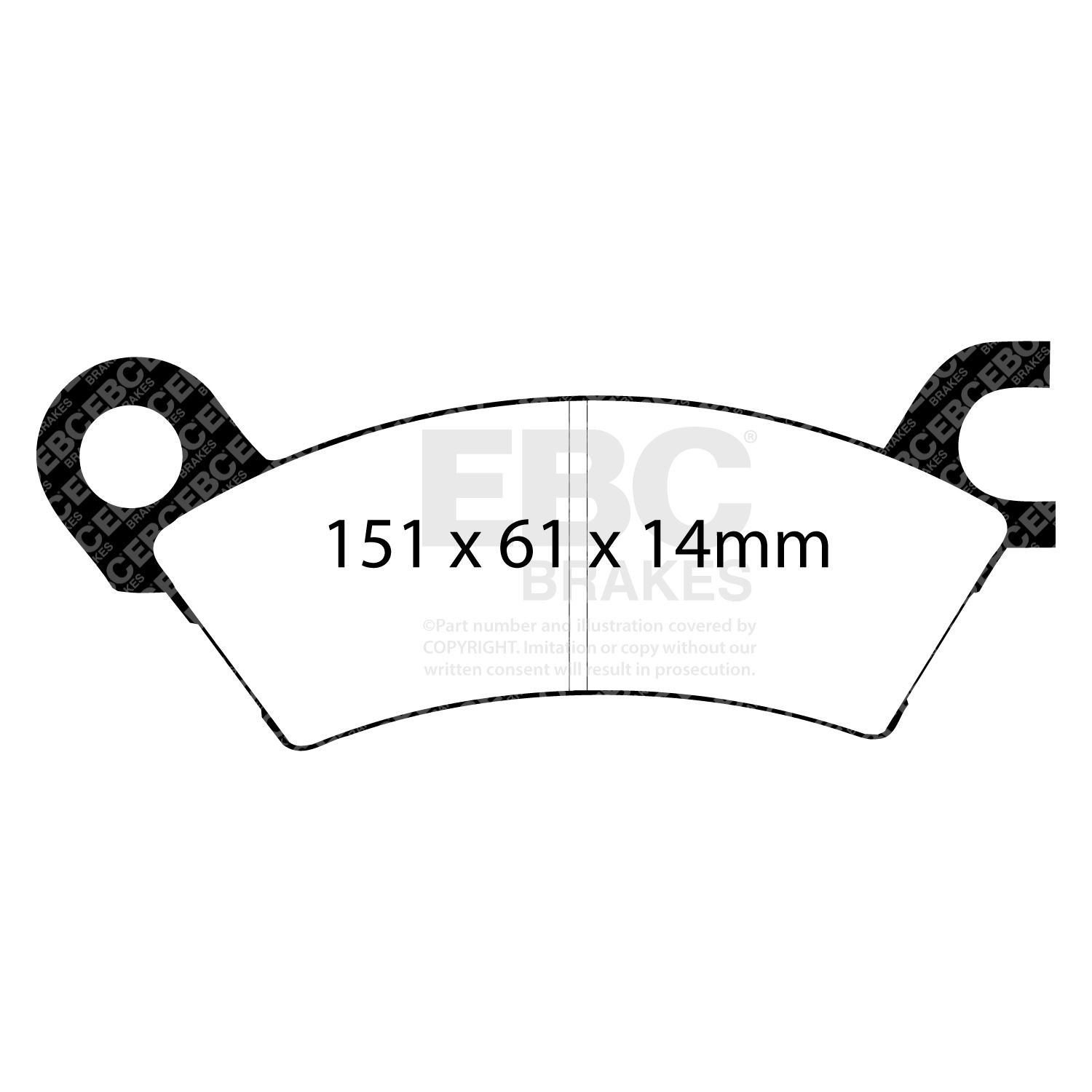 EBC DP441 BRAKE PAD SET DISC BRAKE Front