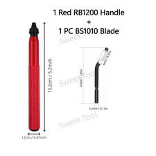 Deburring Tool Set RB1200 Series with 1/10/11 Swivel Blades Burr Removal Reamer