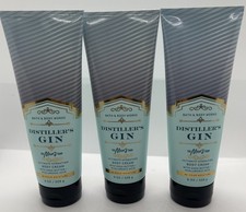 Bath Body Works Distiller's Gin Men's Shop Ultimate Hydration Body Cream 3 Pk