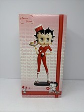Nuova Statua Betty Boop Rollerskate Diner Cameriera 13” Edizione Speciale 2002 Rara