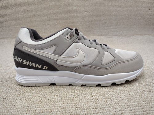 Nike Air Span 2 II Men's Size 11.5 Grey White Running Athletic Shoes BQ8164 001 - Picture 12 of 15
