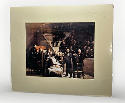 Matted Art Print Dr Morton Administers Anesthesia Ether Dome Medical History 