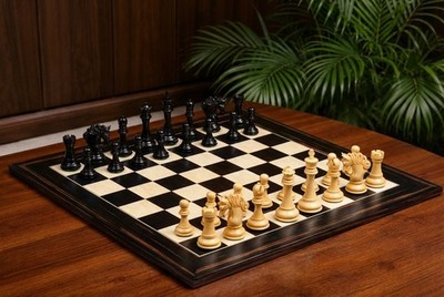 Pegasus Series Artisan Chess Pieces ver 2.0 in Ebony / Boxwood - 4.6'' King