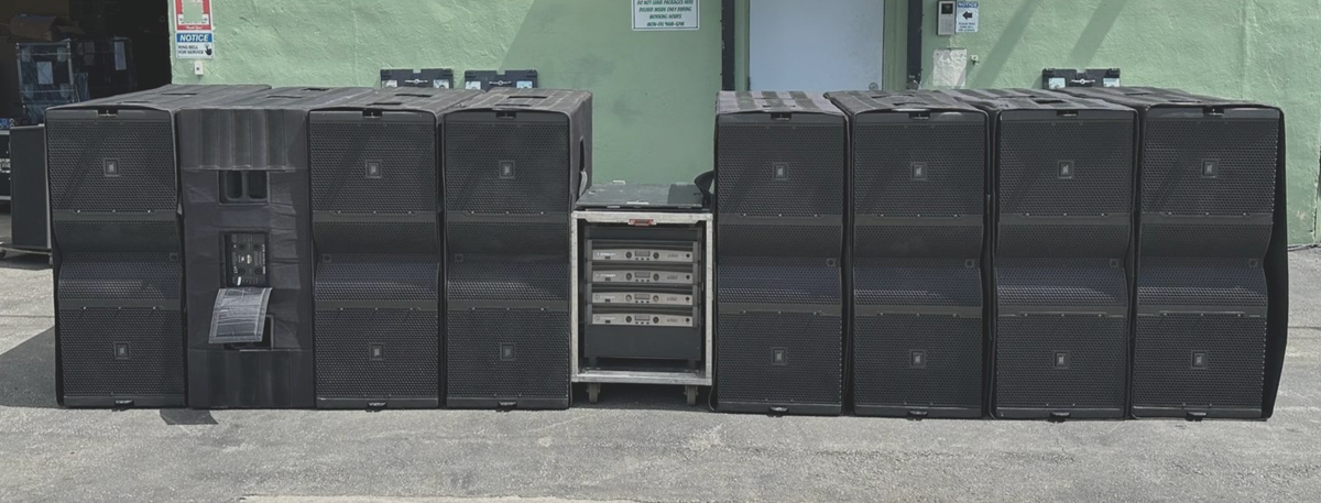 8) JBL VTX G28 Dual 18