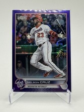 Nelson Cruz 2022 Topps Chrome Update #USC142 Purple Refractor Nationals