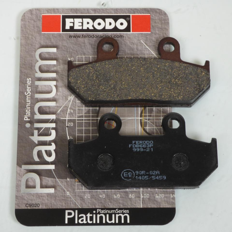 Plaquette de frein Ferodo en métal fritté pour l'avant de la Yamaha XT660
