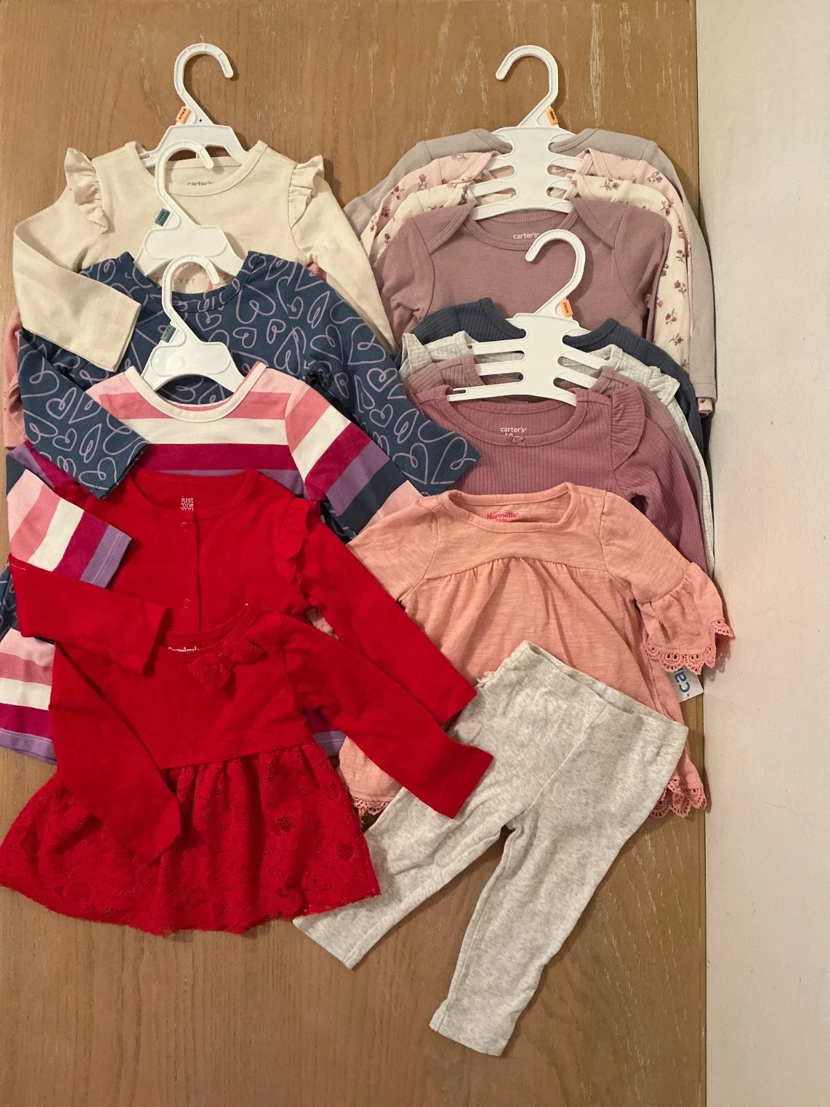 New Carter's, Others Infant Girls Size 12 Months Clothing Lot of 17 (4 Used)