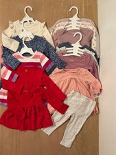 New Carter's, Others Infant Girls Size 12 Months Clothing Lot of 17 4 Used 