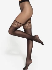 Gatta Pattern Girl Up Over The Knee Tights [000.584 wz. 49]