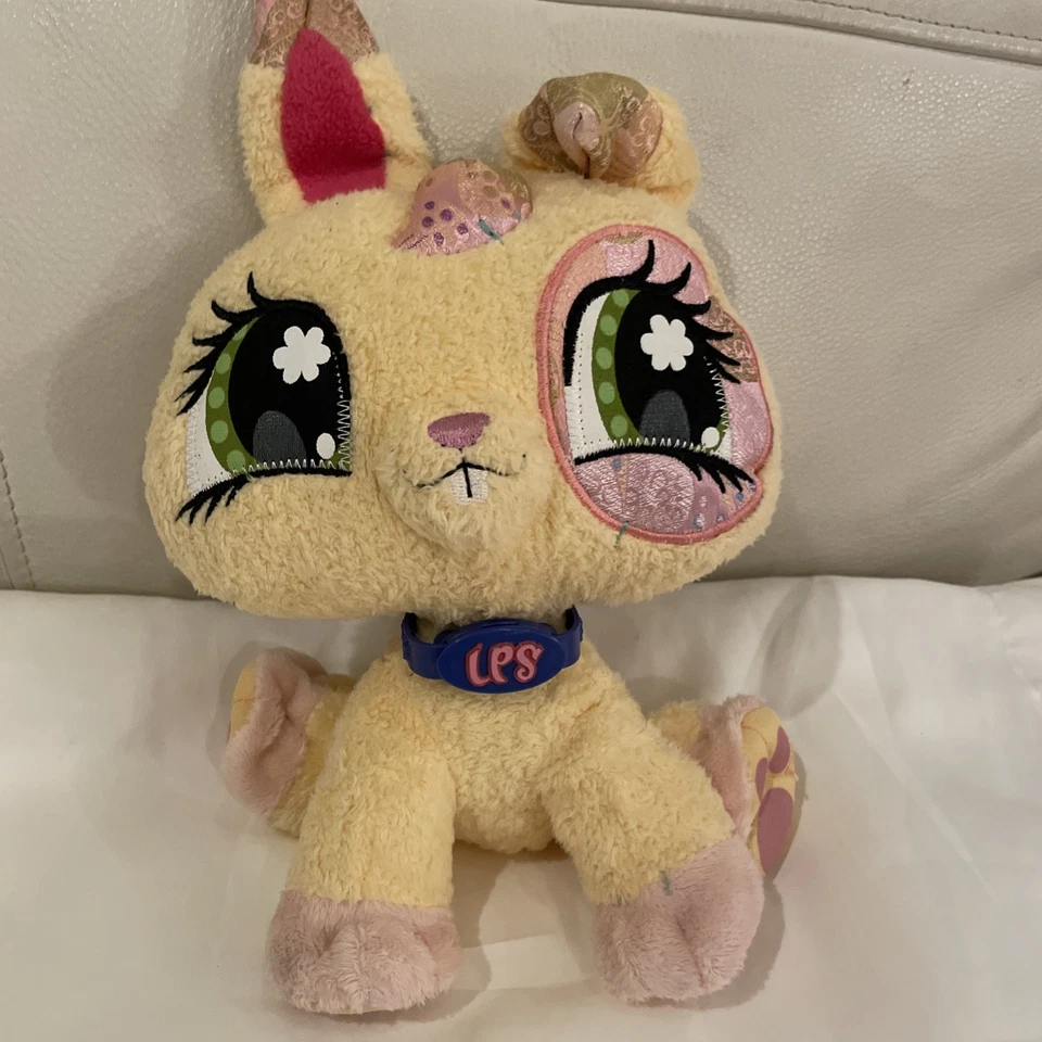 Littlest Pet Shop Plush Bunny Rabbit Stuffed Animal LPS Hasbro 2007 - Image 2 of 4