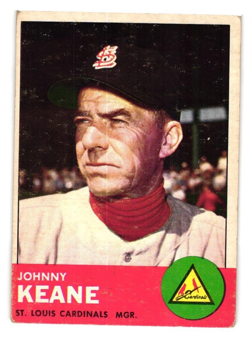 1963 Topps - #166 Johnny Keane