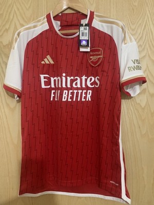 NEU ADIDAS ARSENAL 2023/24 HERREN FUSSBALL HEIMTRIKOT/TRIKOT (LARGE MIT ETIKETT)