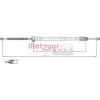 Metzger 11.6597 Seilzug Feststellbremse FüR Renault Clio Thalia BB CB SB0 1 2