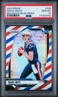 2024 DRAKE MAYE PANINI PRIZM RED/WHITE/BLUE PRIZM #329 RC PSA GEM MT 10