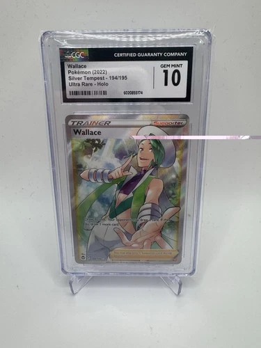 Wallace (Full Art) 194/195 Swsh12: Sword & Shield - Silver Tempest Holo CGC 10