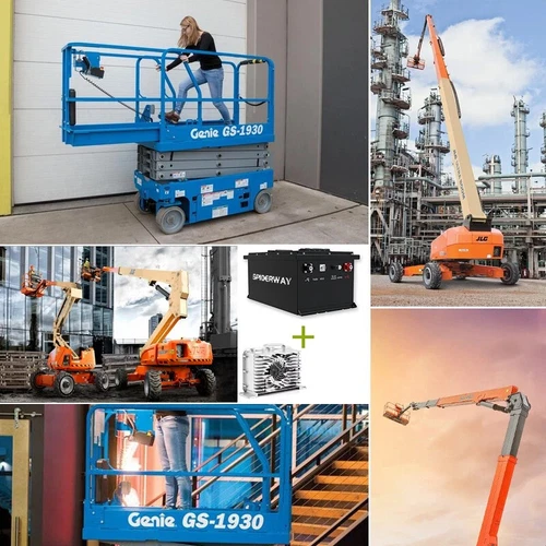 24V (25,6V) 105Ah LiFePO4 Lithium Akku für Genie Skyjack JLG Ausleger Scherenhebebühne - Bild 12 von 14