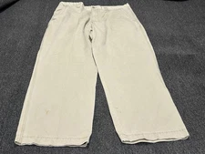 Perry Ellis Pants Mens 38x32 Khaki Portfolio Front Comfort Stretch Slacks NWT