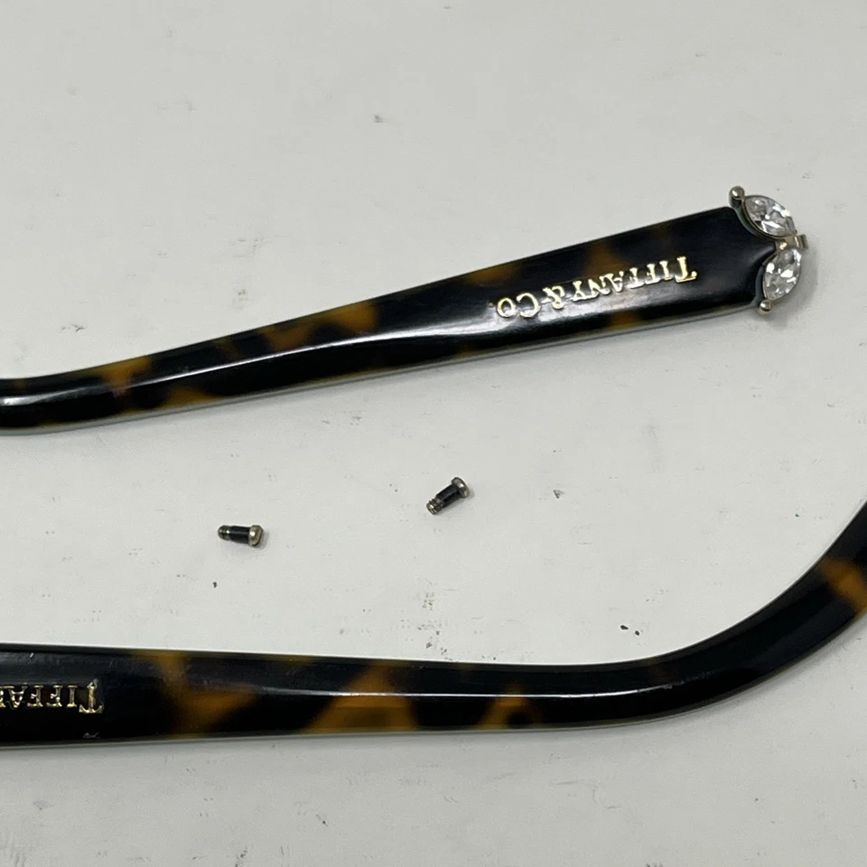 ДЕТАЛИ РЫЧАГА ЧЕРЕПАХОВОГО ДУЖКА TIFFANY & CO TF 4047-B 8134/3B С ВИНТАМИ XT34 - Изображение 3 из 4