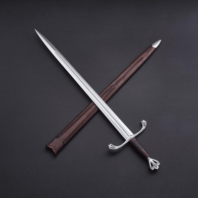 Hand-Forged 5160 High Carbon Steel Oakeshott Medieval Sword
