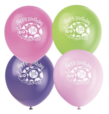 Luftballons Kleiner Glückskäfer Mädchen, Partydeko