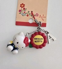 Vintage Hello Kitty alphabet letter "A" cellphone strap/bag charm