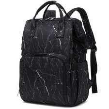 Marble Women Laptop Backpack, College School Backpack Bookbag 15.6 Inch Compu...