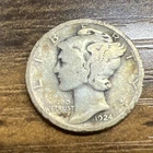 1924 MERCURY DIME Actual Coin Full Date Check My Store 4 All Grades Of Mercury