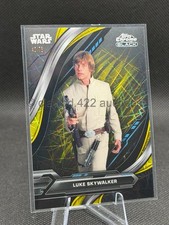2024 TOPPS CHROME BLACK STAR WARS - Luke Skywalker - Gold Laser /75 3 ESB