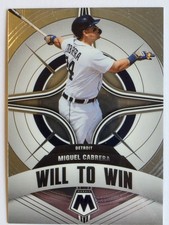 2022 Panini Mosaic #WW-8 Miguel Cabrera Will to Win Green Mosaic