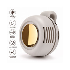 Portable Clip On Fan Mini Bladeless Waist Fan USB Rechargeable 3 Speed Silent
