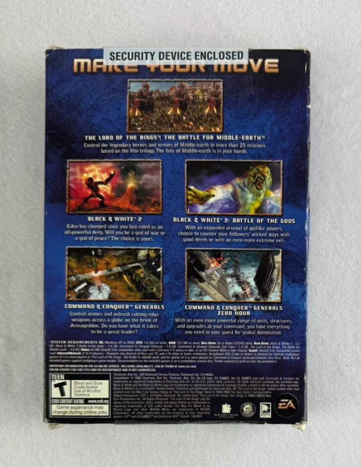 EA Strategy Collection PC CD-ROM 5 Game Pack Sealed - Image 2 of 4