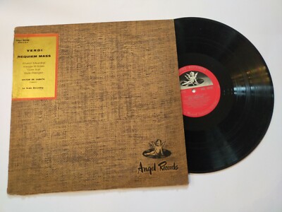 LP Vinyl 33T Verdi ''Requiem Mass'' Victor de Sabata EM